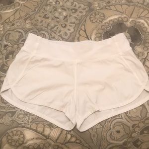White ivivva shorts (lululemon)